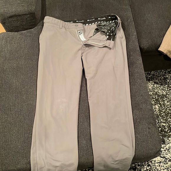 Travis Mathew Pants - Mens, Adjustable waist - fits 34-36 waist, Gray - Picture 1 of 3